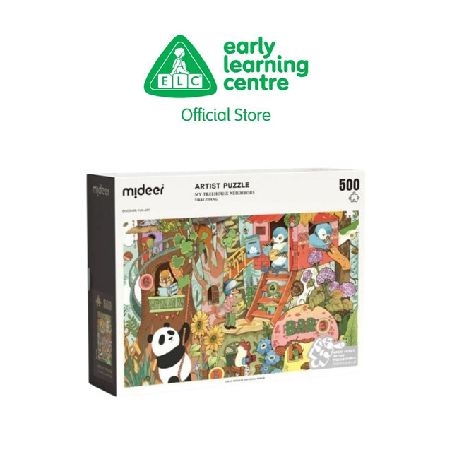 Mideer My Treehouse Neighbors - Mainan Edukasi Puzzle Hewan Anak