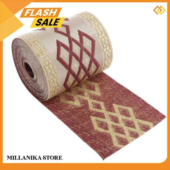 

[1 ROLL/36.5METER] MCSD PITA SATIN BUKET BUNGA / PITA KADO / FLOWER BOUQUET RIBBON ROLL/JACQUARD PITA SATIN 6CM*5M/SATIN RIBBON/PITA KADO BUKET BUNGA HAMPERS/PITA KRAJINAN DAN DEKORASI. DISKON GEDE !!