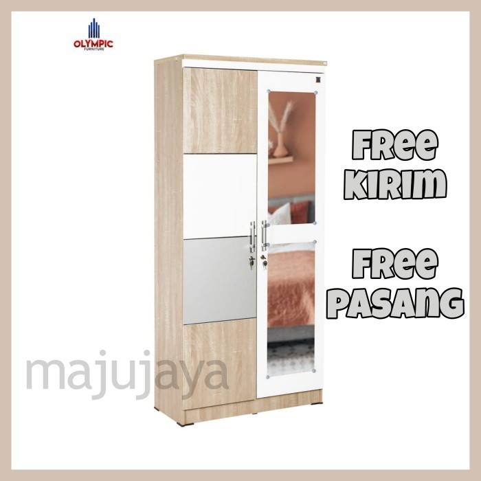 Lemari 2 pintu minimalis Olympic / 3 pintu minimalis olympic Navaro