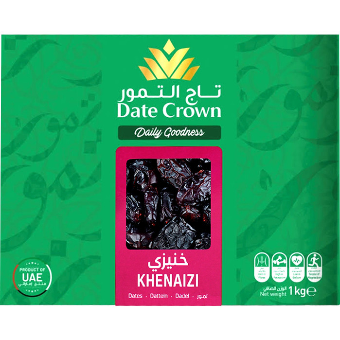 

MJS Date Crown Kurma Khenaizi (1kg) dari UAE in Box