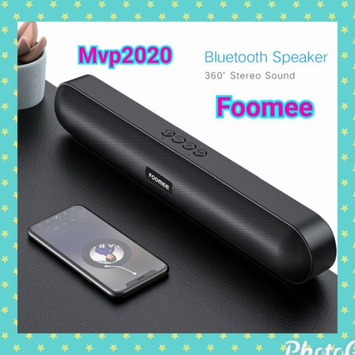 Speaker Foomee Hh28 Bluetooth Original Diskon R0324B