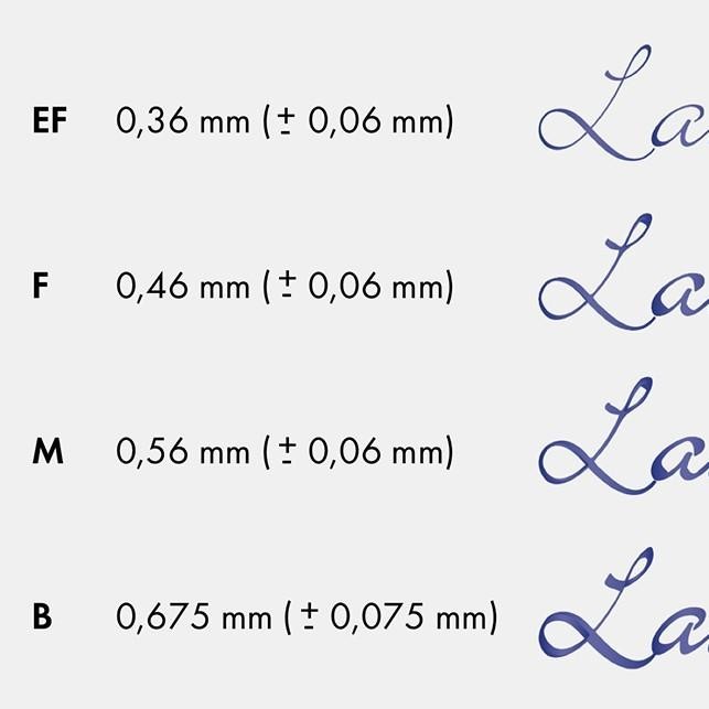 

Lamy Nib Z50 Steel Ef,F,M,B |Murah