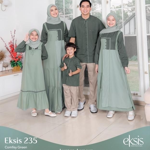 Sarimbit Seply Eksis 235 Comfey Green Pengiriman Cepat