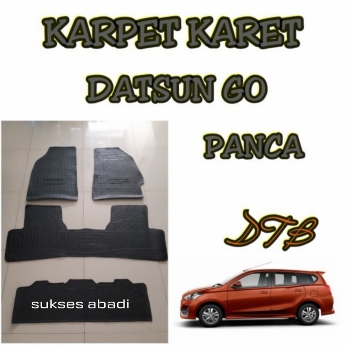 *****] Karpet Karet Mobil Datsun Go Panca