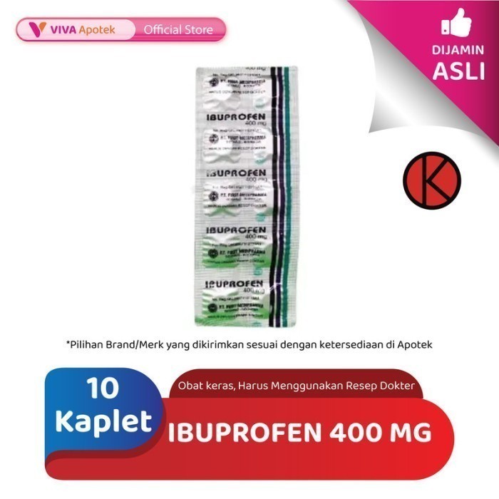 Ibuprofen 400 mg (10 Kaplet)