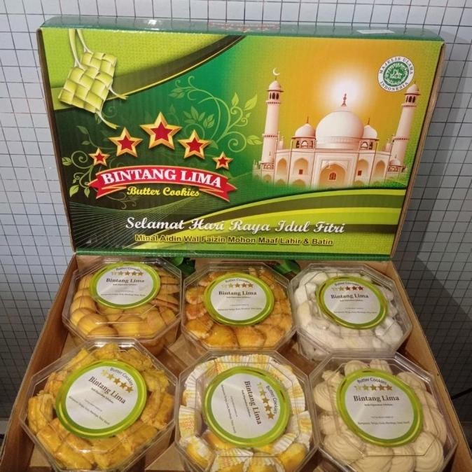 

Kue Paket Lebaran Bintang Lima - Kue Paket, Kue Kering