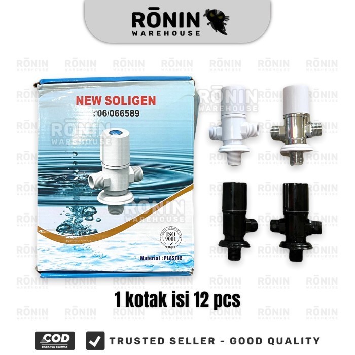 +%+%+%] SOLIGEN Stop Kran Shower F T PVC Plastik Cabang Keran WC Jet Closet