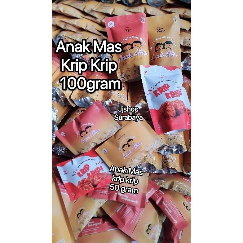 

Baru Anak Mas Anak Emas Krip-Krip 100Gr Jajanan Mie Jadul Tempo Dulu Ed Des 2024 Bayar Ditempat