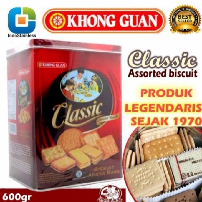

Promo Khong Guan Clasic Assorted 600gr Bikuit Lebaran