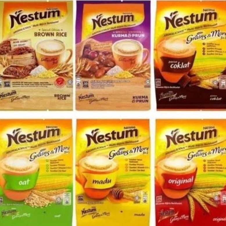 

(Cod) Nestum 3 In 1 Sachet Malaysia Original, Coklat, Madu, Oat Isi 14Sachets Stok Terbatas