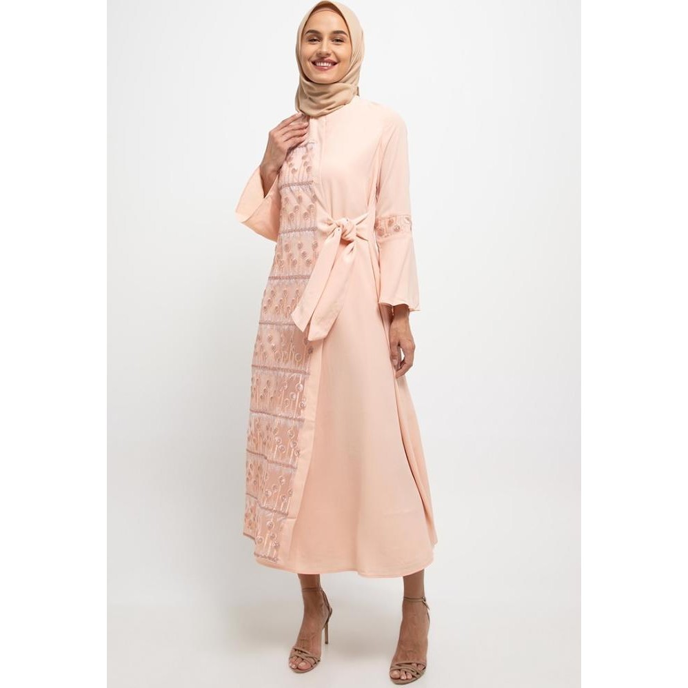 Baju Muslim Wanita Cardinal Gamis Orange Rachelkinaya