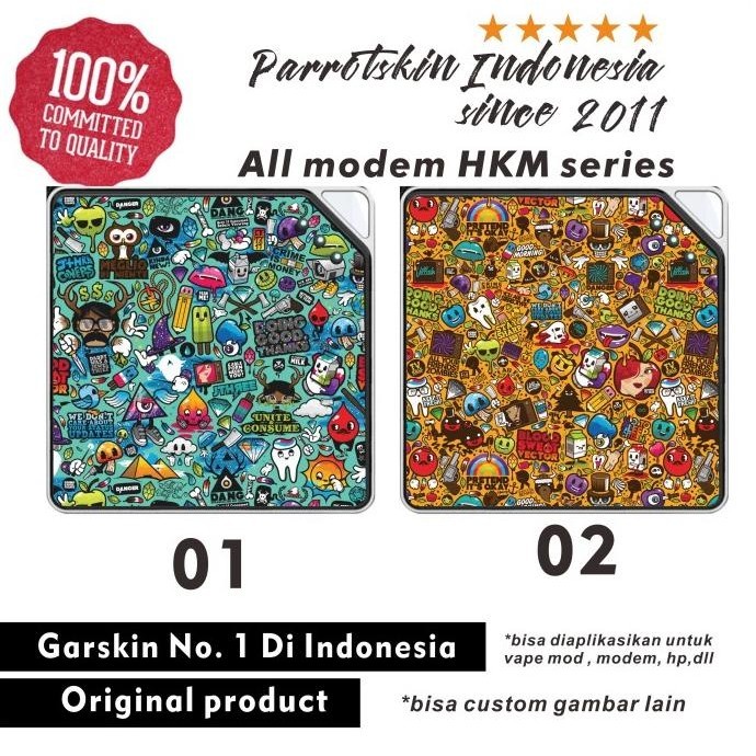 Garskin skin MODEM WIFI MIFI HKM C10 M22 M23 001 Dll sticker doodle Casasofia