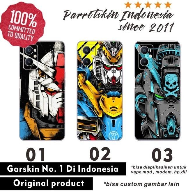 Garskin Poco C40 m3 m4 pro dll Gundam Sticker Case Casasofia