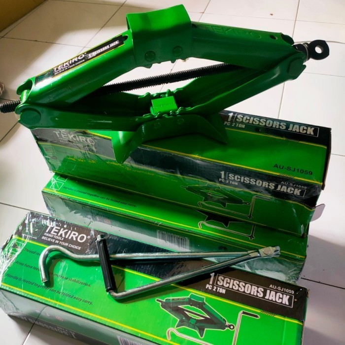 Dongkrak Jembatan Ulir TEKIRO 2 Ton - Dongkrak Mobil TEKIRO