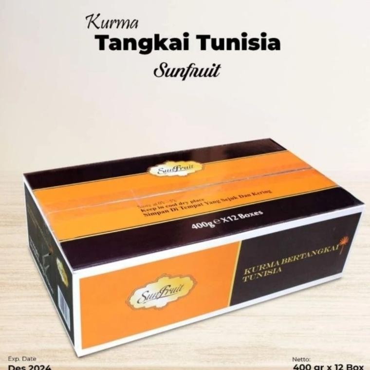 

Kurma Sunfruit 400Gr Tunis Tangkai Sunfrutt 400 Gr Manis Enak Original Terbaik