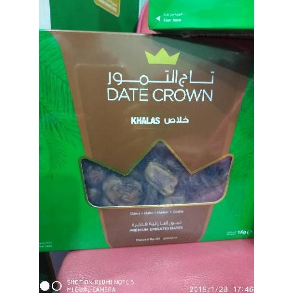 

Exp 2025 November Kurma Date Crown Khalas 1Kg/Khalas/Date Crown Khalas/Khalas 1Kg Terbaru