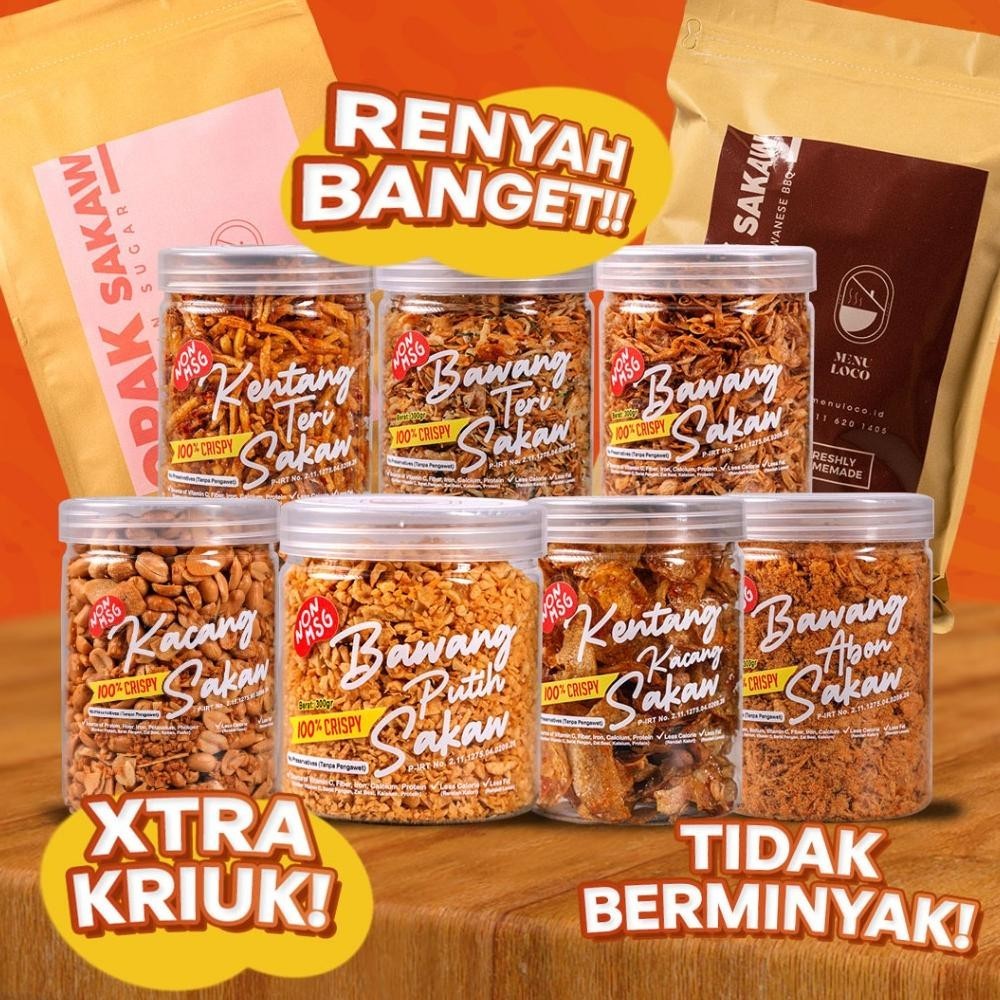 

Bawang Goreng Sakaw Size Xl @Menuloco.Id New