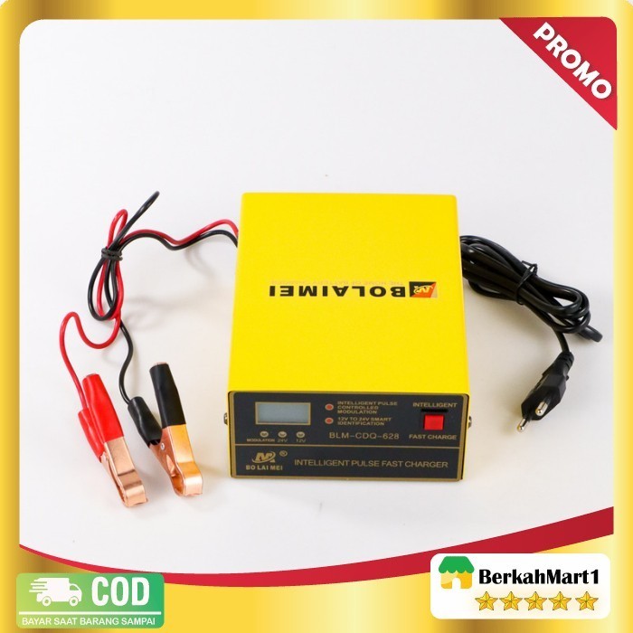 Charger Aki Mobil Motor 250W 12V/24V 150AH - BLM-CDQ-628