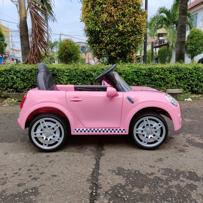 Mainan aki MINI COOPER PINK - Yukita 06