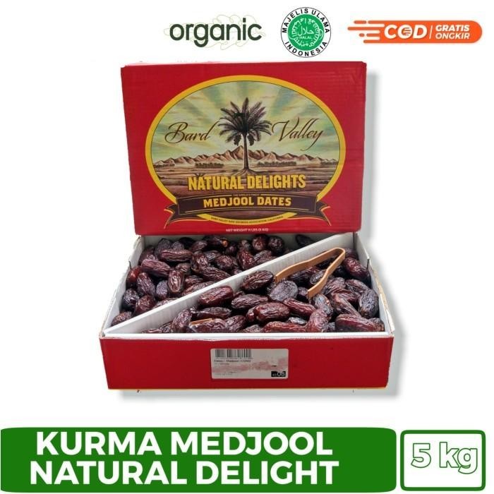 

KURMA MEDJOOL NATURAL DELIGHT PREMIUM 5KG - MEDJOL CALIFORNIA - JUMBO