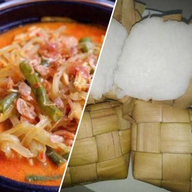 

sayur godog betawi& ketupat