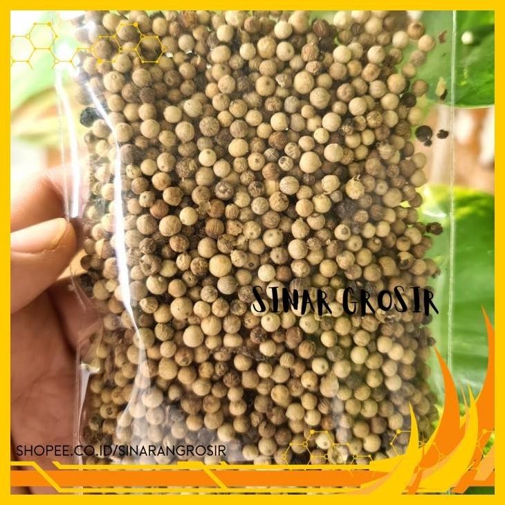 

BIJI LADA PUTIH 100GR - BIJI MERICA PUTIH KUALITAS BAGUS GRADE A