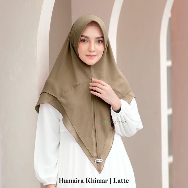 NEW PREMIUM DAILY HIJAB Humaira Khimar - Jilbab Instan - Alya hijab by Naja- Pet anti tembem