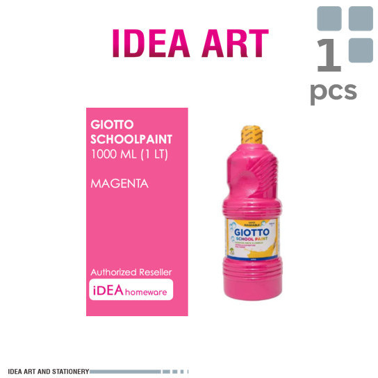 

Giotto School Paint 1000 Ml Magenta Ungu Pink Cat Air Poster 1 L