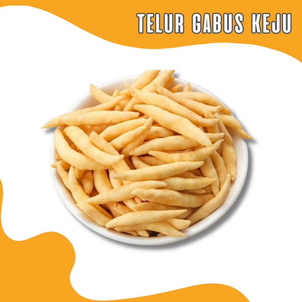 

Telur Gabus Keju Snack 500 GR - Liza's Cookies