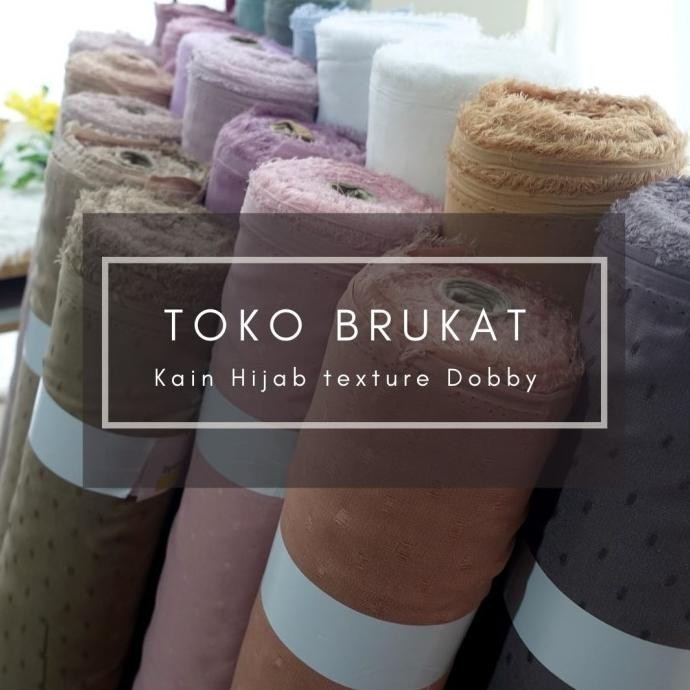 

Kain Hijab Texture Dobby -317 Texture 2 (Per 1.15 Meter) Big Sale