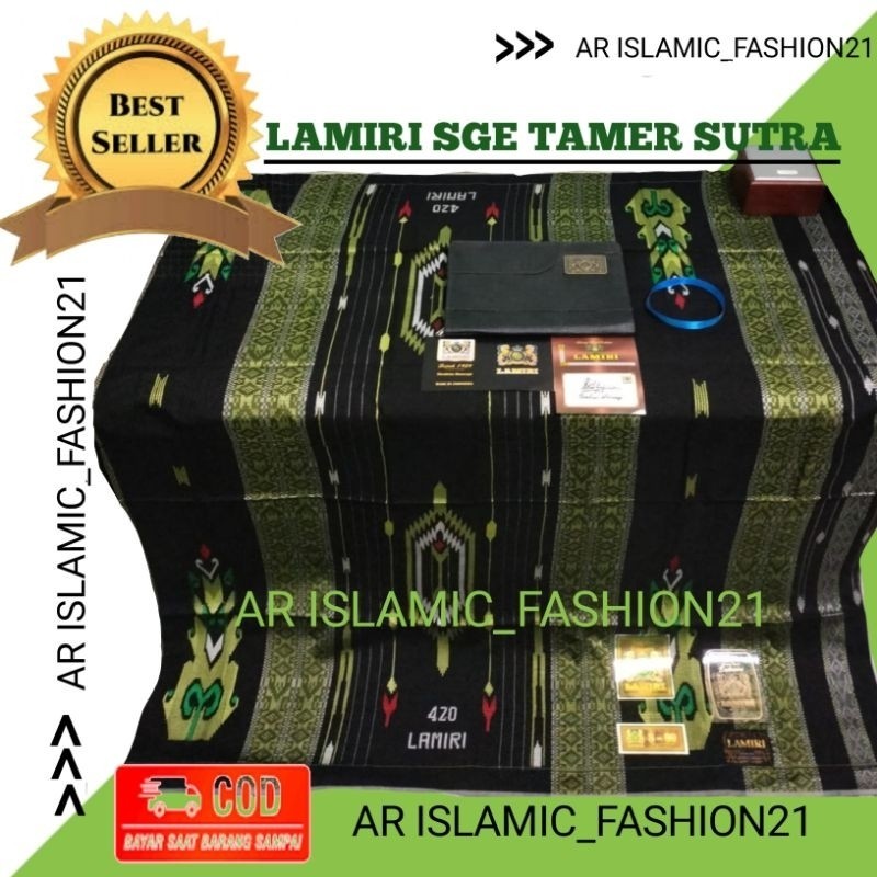 SARUNG LAMIRI SGE TAMER FULL SUTRA JAHIT TENGAH