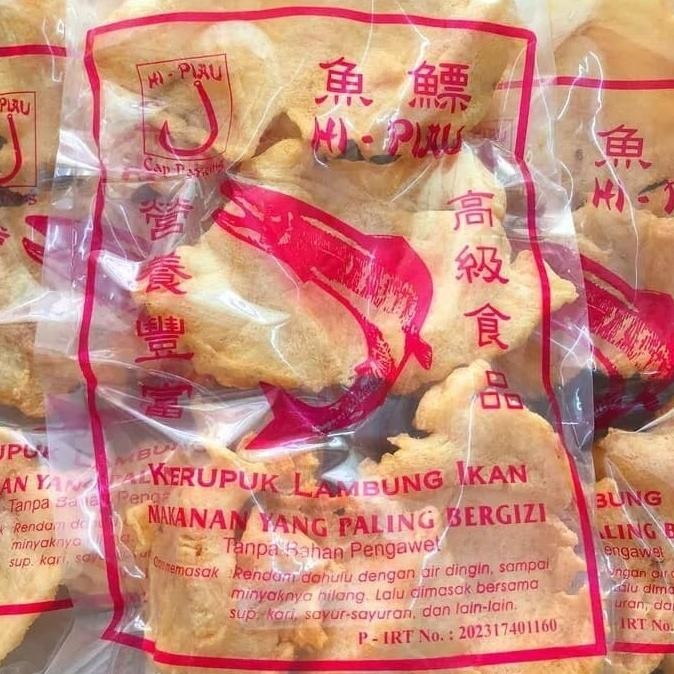 

Kerupuk Lambung Ikan - Hi Piau Pio 60 Gr ZS88