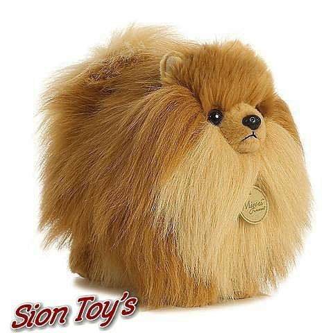 BONEKA HEWAN ANJING POMERANIAN LUCU (CUTE POMERANIAN STUFFED ANIMAL)