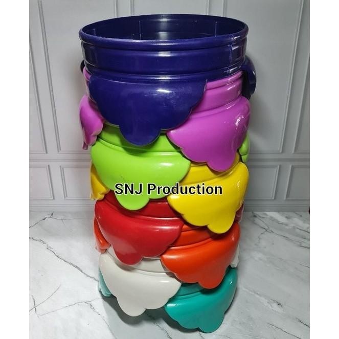 TEBOK PVC TATAKAN SANGKAR KANDANG PLECI BULAT HELOPET TEBOK PLECI