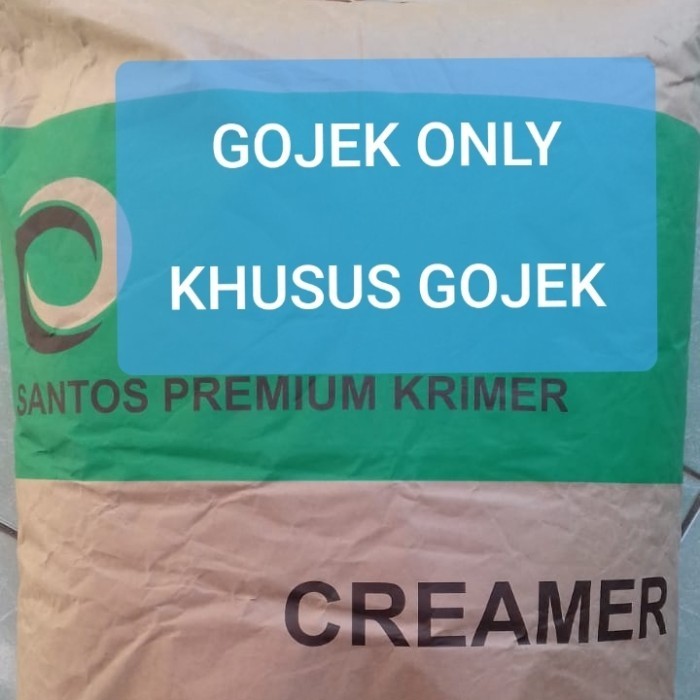 

Ready Krimer Premium / Non Dairy Cremer / NDC SANTOS 25 KG. GOJEK ONLY !!!