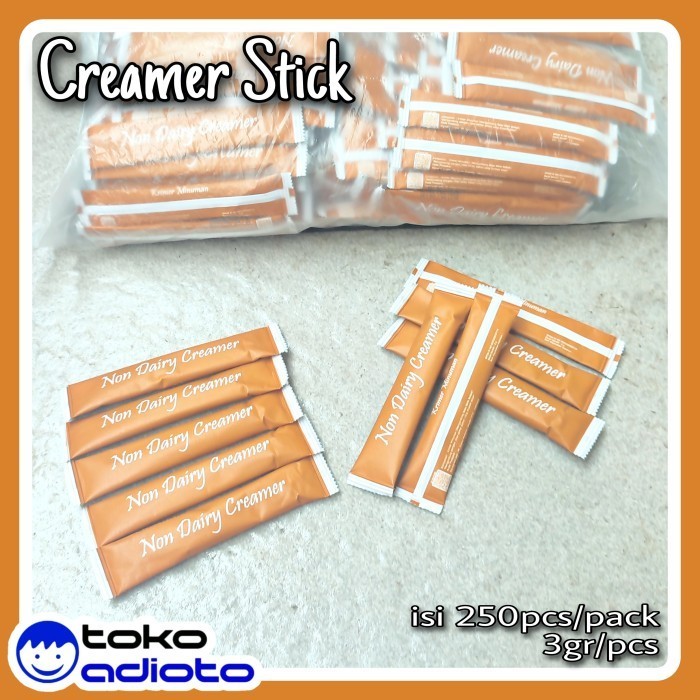 

Ready Creamer Stick Panjang isi 250pcs / Krimer Stick / Creamer Non Diary