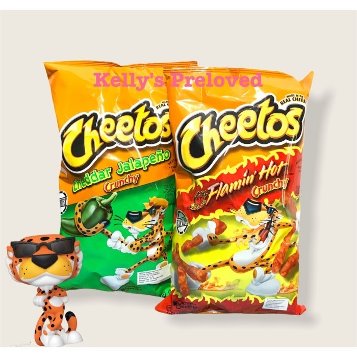 

TERPERCAYA CHEETOS CRUNCHY CHEDDAR JALAPENO FLAMIN HOT MADE IN USA