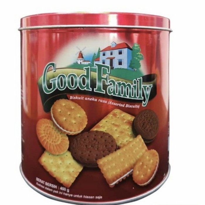 

STOK TERBATAS GOOD FAMILY BISKUIT KALENG 400 GR