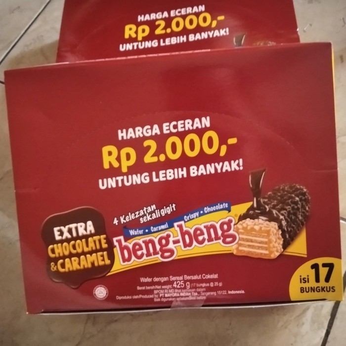 

TERPERCAYA 0Box Beng Beng BengBeng Reguler 1 Dus Isi 17 Pcs 17Pcs