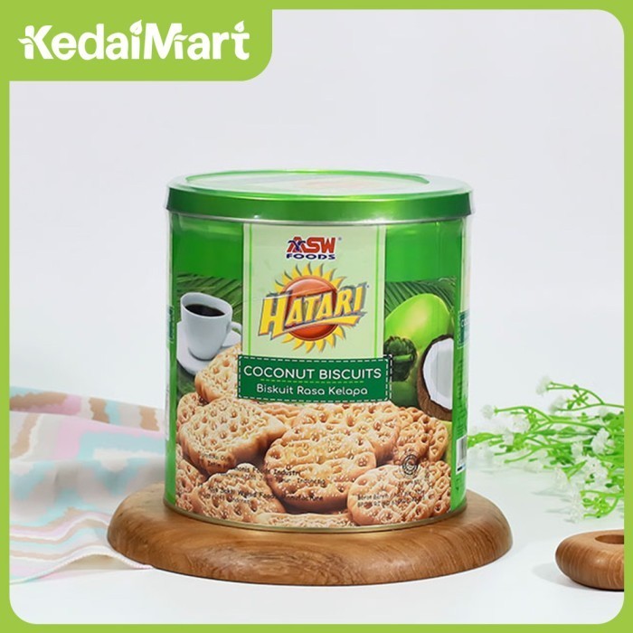 

KOMPLIT Hatari Coconut Biscuit Kaleng 325 Gram