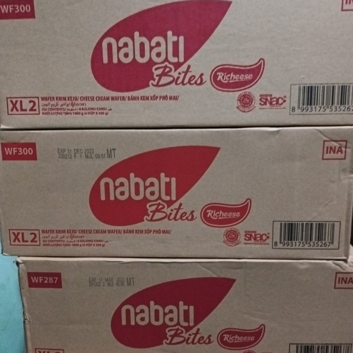 

OBRAL nabati wafer kaleng 300gr/rasa keju/jajan kalengan murah