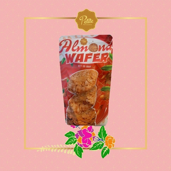 

SALE Almond Wafers Cookies Snack 120 gram. Petite Patisserie