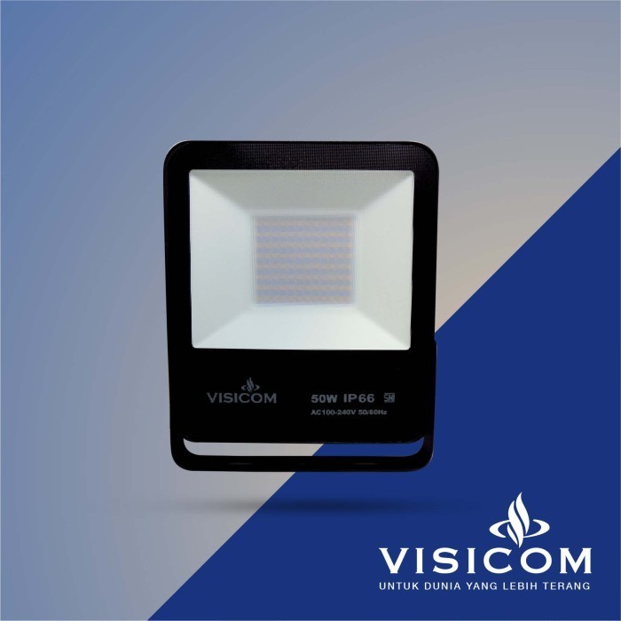 LED FLOODLIGHT LAMPU SOROT 50W 50WATT 50 W WATT (HIGH LUMEN) VISICOM