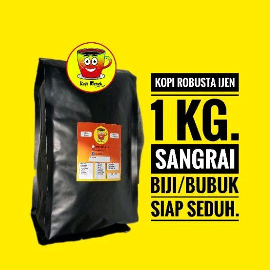 

Kopi Robusta ijen Biji/Bubuk 500gram-1Kg Kopi Giling/Kopi Biji/Kop Bubuk