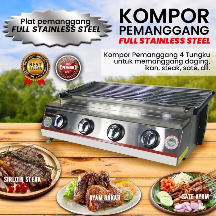 Mh - Kompor Barbeque Kompor Panggang Kompor Bakaran Sosis Ayam