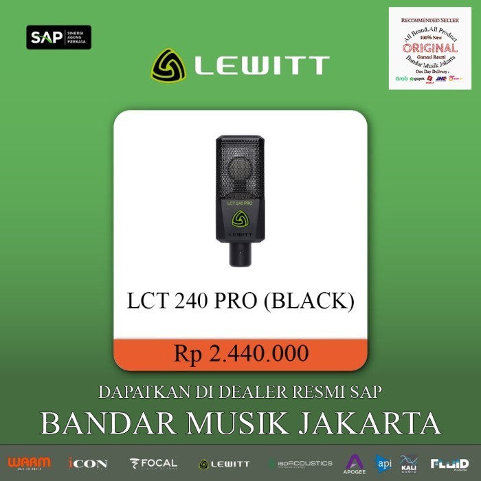 Lewitt Lct 240 Pro (Black) Microphone, Bmj