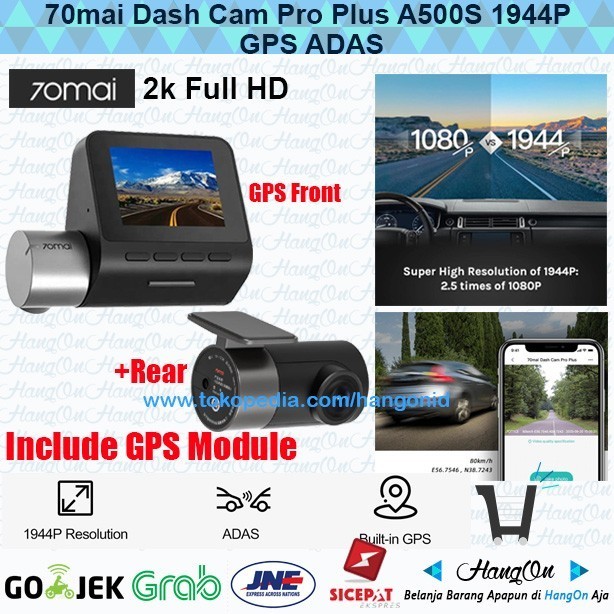 70Mai Smart Dash Camera Pro Car International With Gps Module