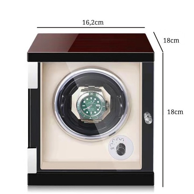 WATCH WINDER 1 SLOT KOTAK JAM TANGAN MEWAH LUXURY WATCH ADA 3 WARNA