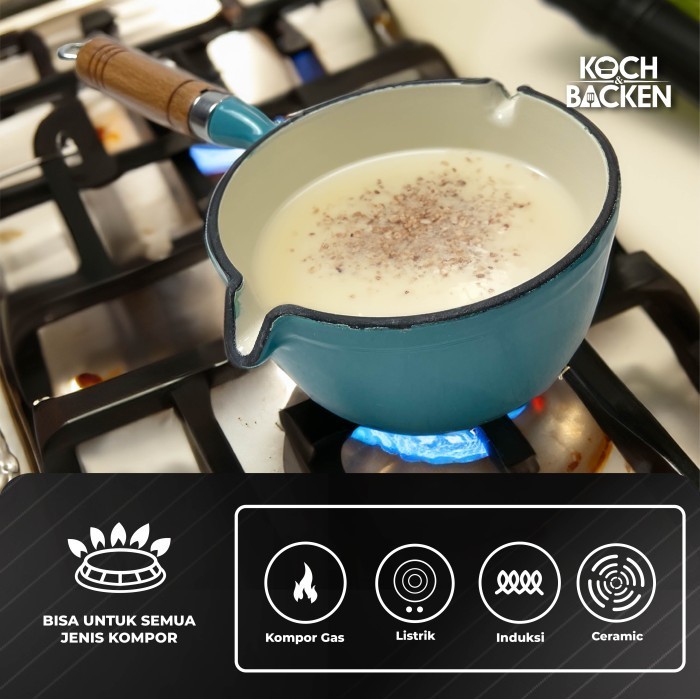 Koch&Backen Enameled Cast Iron Milk Pot 14Cm