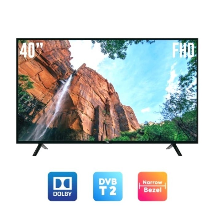 Tv Led Tcl 40 Inch 40B3 Digital Tv Full Hd Garansi 3Th+Breket Led 40In